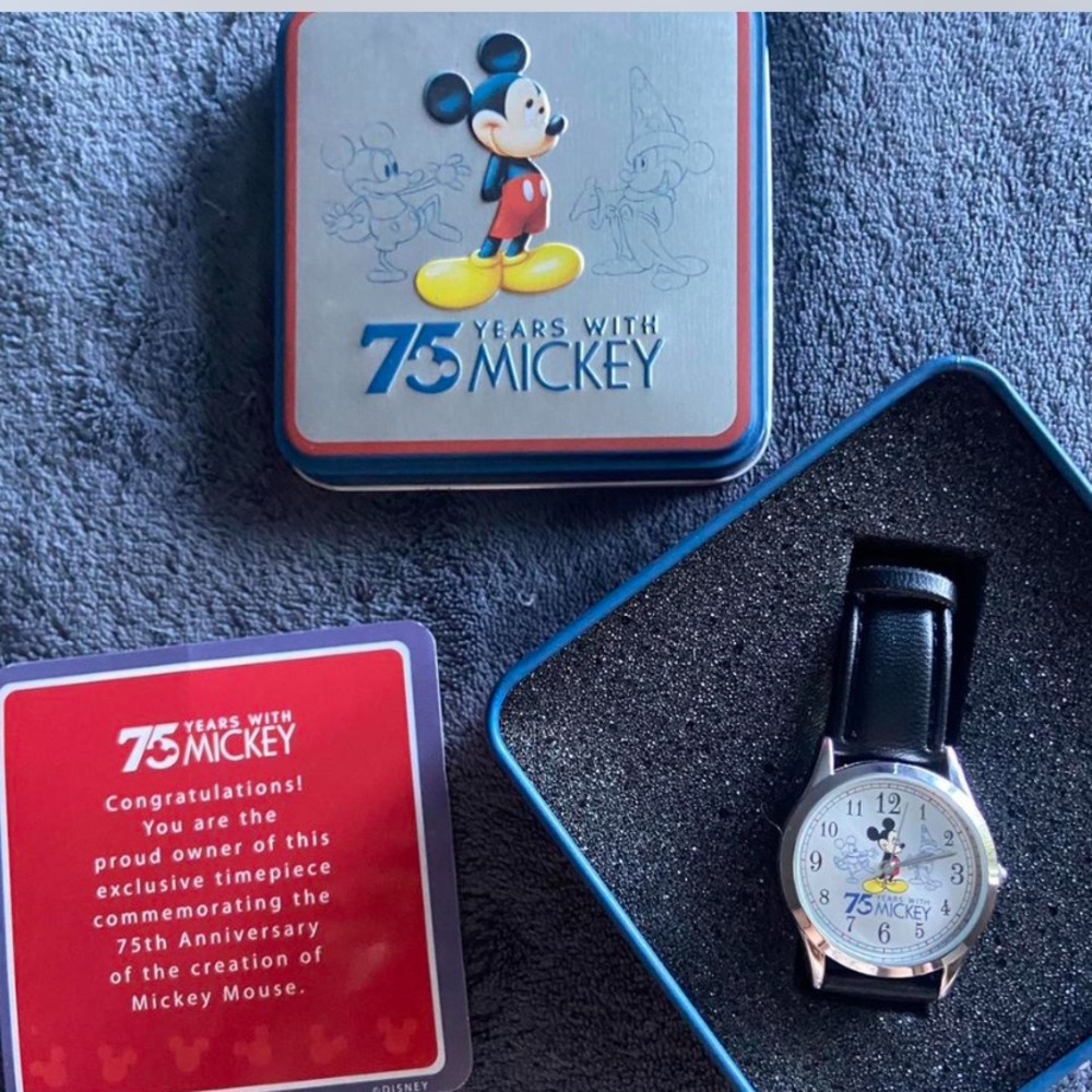 75th Commemorative Disney Watch Mickey Mouse